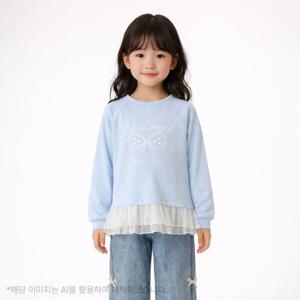 [로엠걸즈(아동)]러블리 밑단 샤 티셔츠 RGLA2613C