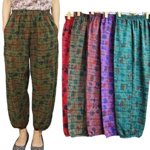 [할마마마][할마마마] 체크여름몸빼바지 할머니옷 엄마 중년여성