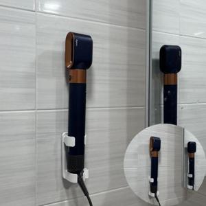 거치대 무타공 화이트 고데기