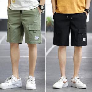 [깨비몰][깨비몰]남성 봄여름 카고반바지 5부 팬츠 캐주얼바지 (