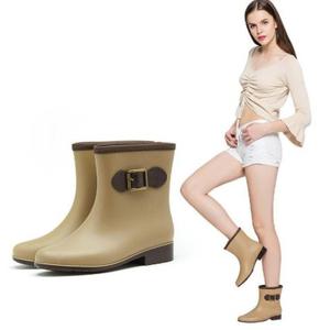 [깨비몰][깨비몰]여성 데일리 사이드 버클 레인부츠 신발6컬러 (