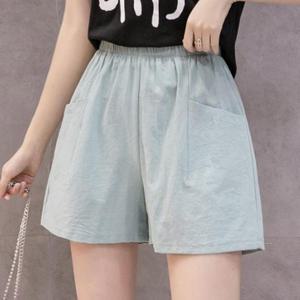 [깨비몰][깨비몰]여성 캐주얼 3부 반바지 밴딩 포켓팬츠/8컬러 (