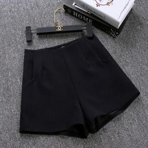 [깨비몰][깨비몰]여성 A라인 와일드 반바지 하이웨스트 숏팬츠 (