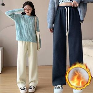 [깨비몰][깨비몰]코듀로이 기모 바지 골덴 일자 밴딩 벨벳팬츠 (