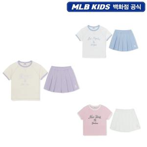 [MLB키즈]여아 스포티브 애슬레저 링거 티셔츠세트 7FS1A0363