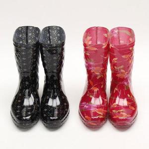 [할마마마][할마마마] 꽃무늬유광기본장화 여름 장마철 작업화 (