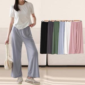 [깨비몰][깨비몰]여성 스판통바지 와일드팬츠 홈웨어/국내생산 (