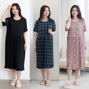 [별별모아]플리츠원피스 홈웨어원피스 냉장고 빅사이즈 임산부 (