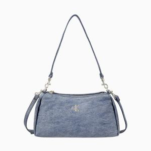 [캘빈클라인 진]여성 로고 데님 크로스오버 스트랩 스몰 숄더백 4F3222G-VGO