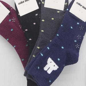 쫀쫀이 래빗 수면양말 3켤레 SY5886