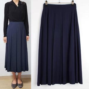 [할마마마][할마마마] 맞주름롱스커트 봄가을치마 일상 국내제작