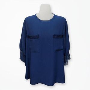 [할마마마][할마마마] 하늘하늘심플블라우스 단색 고퀄 국내제작