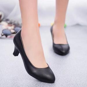 [깨비몰][깨비몰] 여성 베이직 미들힐 펌프스 / 빅사이즈 가능 (