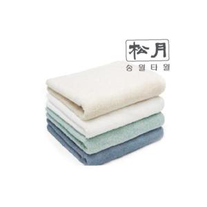 송월타월 라이트 무지타월 5장