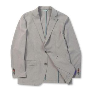 브렌우드 BRJCM26414GYL 워셔블 솔리드 트윌 셋업 자켓