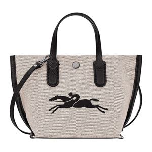 롱샴 로고 레터링 코튼 토트백 10259 HSG037