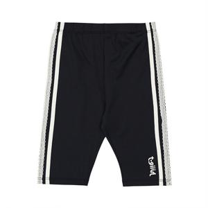 [티파니(정상)](T52KBP050)-BK 레이스 장식 레깅스