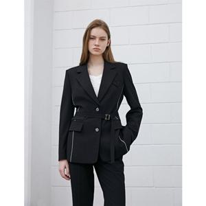 [에고이스트]자수 포인트 벨티드 자켓(ER3WJ861)