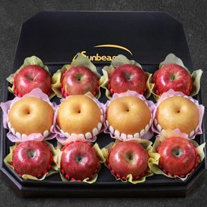 [햇살아름]팔각 사과 배 혼합선물세트2호(사과8,배4/총5.3kg)