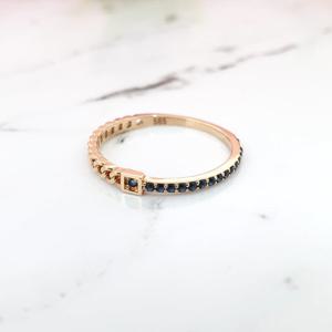 [현골드앤실버] 14k 체인 뱅글 레이어드 반지