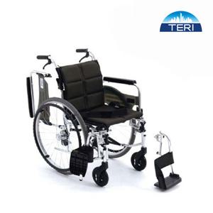 [보장구]TG 수동알루미늄 경량 접이식 등받이텐션 휠체어 MIKI-W