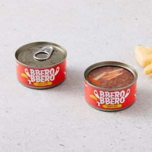 빼로빼로 게살& 참치 80g 고양이 간식