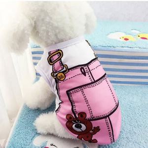 에코벨 강아지 메쉬 여름옷 멜빵/티셔츠 나시 외출복