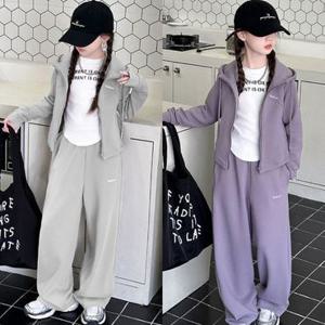 [삐삐네옷가게]삐삐네옷가게 여아 주니어 소프트 후드집업 상하세트