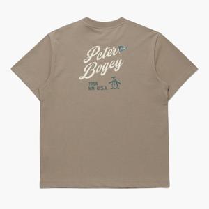 [먼싱웨어][37%OFF]남성 오리지널 프린팅 라운드 티셔츠 베이지(MQ221PTS45)