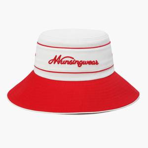 [먼싱웨어][37%OFF]여성 레터링 포인트 버킷햇 레드(MQ222LCP45)