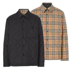[버버리] 남성아우터 리버시블 빈티지 체크 체온조절 퀼팅 재킷 8049139