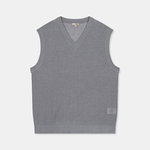 [스파오] (QR) 오버핏 조직변형 베스트 (SPKVC49C92-T)