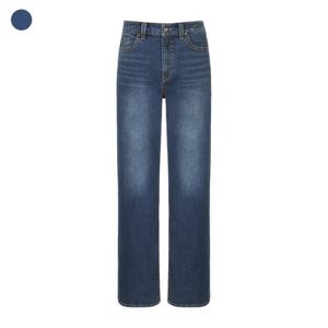 [게스/본사] 여성 DBL 롱 와이드 데님 RP3D01J3