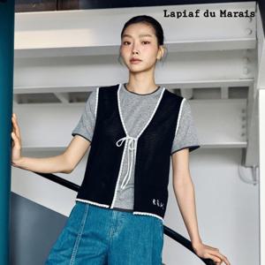 라삐아프 26SS 시어반팔레이어드 티셔츠