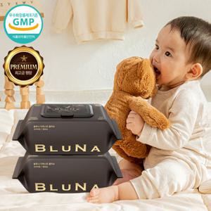 블루나 더퍼스트 프리미엄 (75gsm) 물티슈 캡형 70매x10팩 고평량 엠보싱