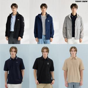 테디크루 남성 윈드점퍼 1종 + PK 반팔티셔츠 3종