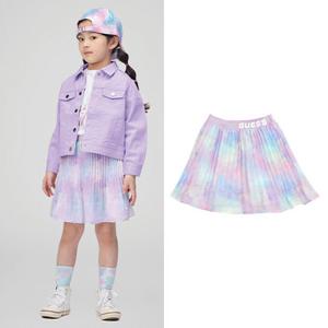 [게스키즈] 물나염 잔주름 스커트 (택가93,000원)