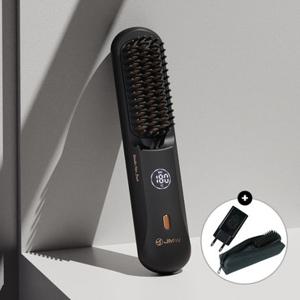 JMW 볼륨온 무선 브러쉬 빗 고데기 매직기 음이온 정전기방지 어댑터 세트 (정가 99,000원)