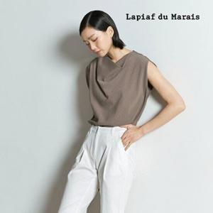 라삐아프  썸머 슬리브리스카울넥 블라우스 1종