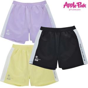 [애플핑크]3부 배색 트레이닝 팬츠 (APP0Q302GS)