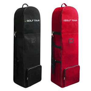 피스탑 골프투어 이동바퀴 골프백 항공커버 레드