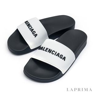 [BALENCIAGA] 발렌시아가 로고 슬리퍼 565547-W1S87-9010