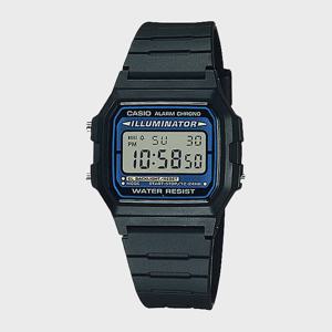 CASIO 카시오 F-105W-1A 군인 학생 스포츠 디지털시계
