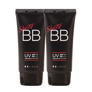 (1+ 1)비러브 스킨 핏 비비크림 50ml SPF41 /자외선차단 톤업 결광 BB