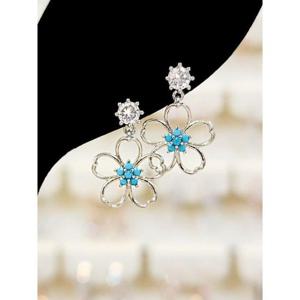 볼라레 세이브존03 터키석센실플라워 은침귀걸이 SSS1251