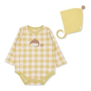 [오가닉맘]  MHZLQS01 스큐체크긴소바디수트