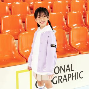 [내셔널지오그래픽 키즈] K241UJP920 저지 베이스볼 점퍼 LILAC