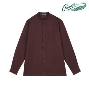 [크로커다일] 차이나 카라 면터치 폴리 셔츠 CDAAAWS1422