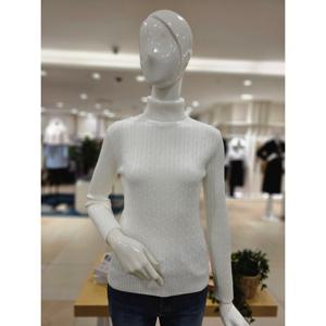 [포커스] 포커스 기본 꽈배기 목폴라 니트  FW3K7KT03272