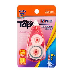 [알파] 양면 풀테이프 G-552 (6mm*8M) 핑크